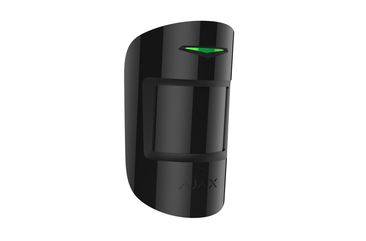 AJAX BEWEGUNGSMELDER MIT GLASBRUCH - FARBE SCHWARZ