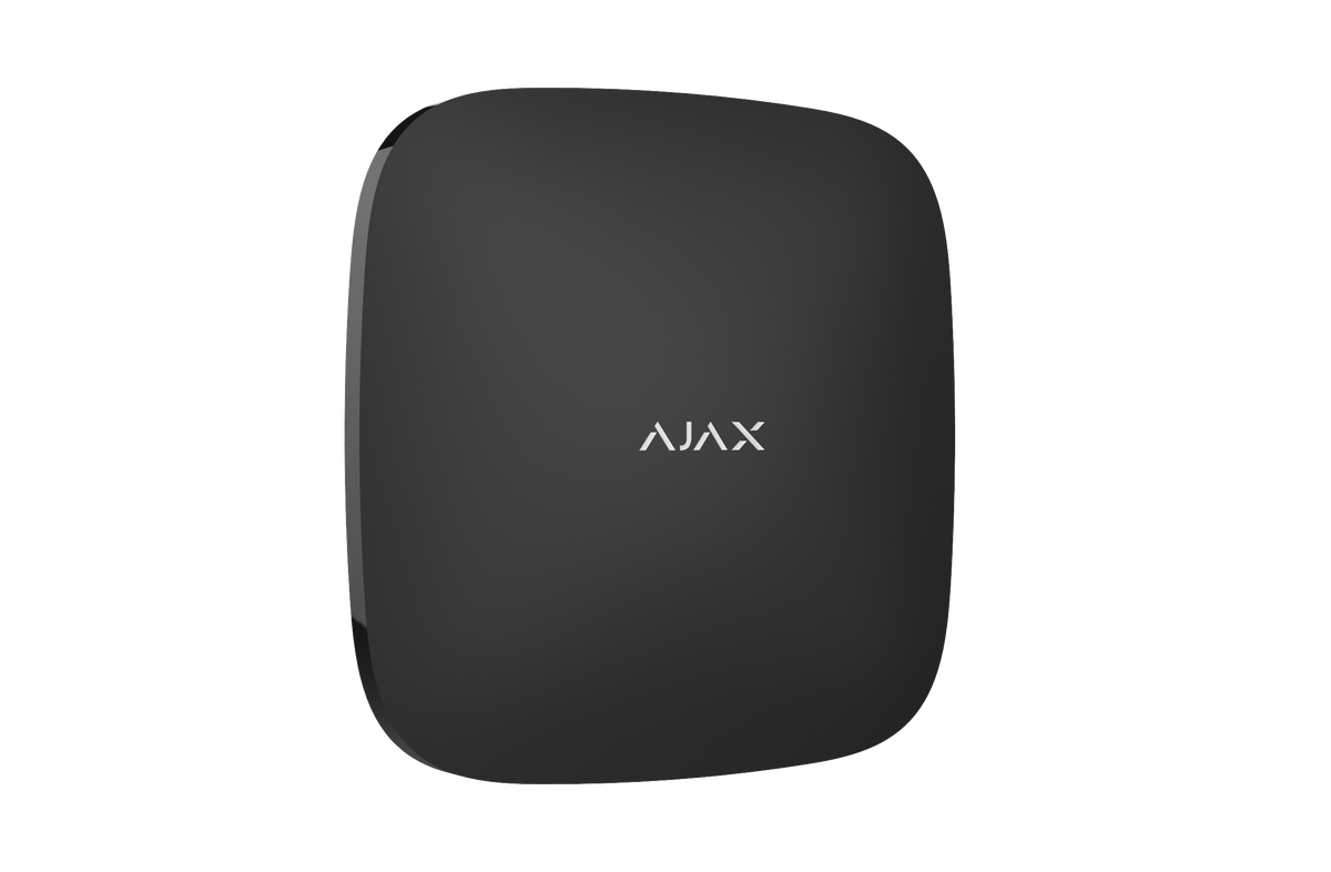 AJAX ZENTRALE HUB 2 PLUS (WLAN, GSM 2g+3g+LTE, Ethernet) - FARBE SCHWARZ
