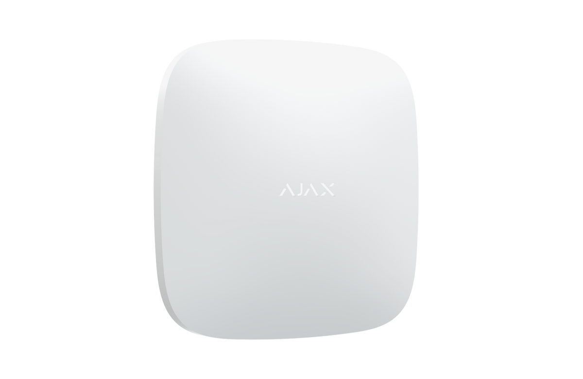 AJAX ZENTRALE HUB 2 PLUS (WLAN, GSM 2g+3g+LTE, Ethernet) - FARBE WEISS